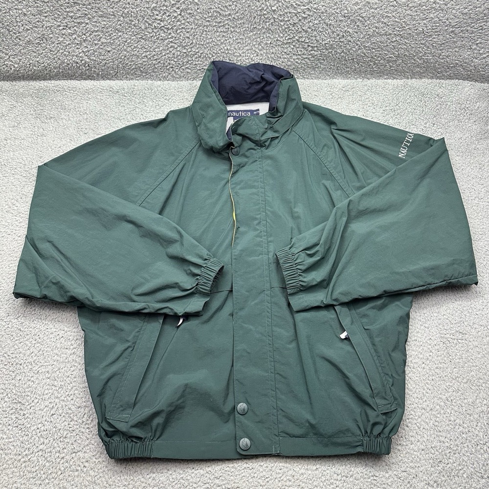 Nautica VDR 689 387 Mens Size XXL‎ Vintage Ocean Sportsman Nylon Full-Zip Jacket